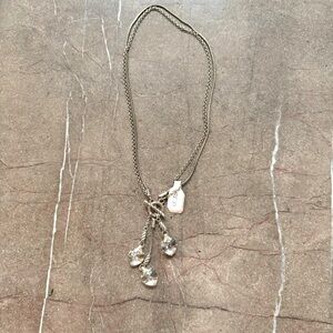 Crystal drop necklace